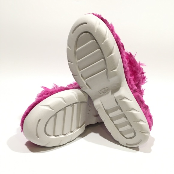 UGG Fluff Sugar Slingback Sandal Slipper -Dragon Fruit Pink -Women’s US 9 -NEW - Picture 5 of 5